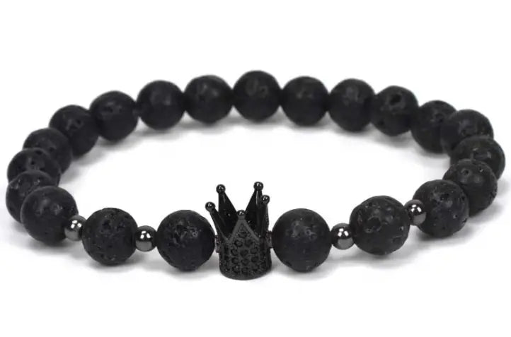 NATURAL STONE OWL BEAD BRACELET FOR SPIRITUAL ENERGY