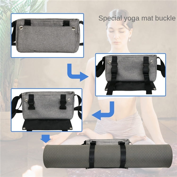 WATERPROOF OXFORD YOGA MAT BAG WITH MULTIPLE POCKETS