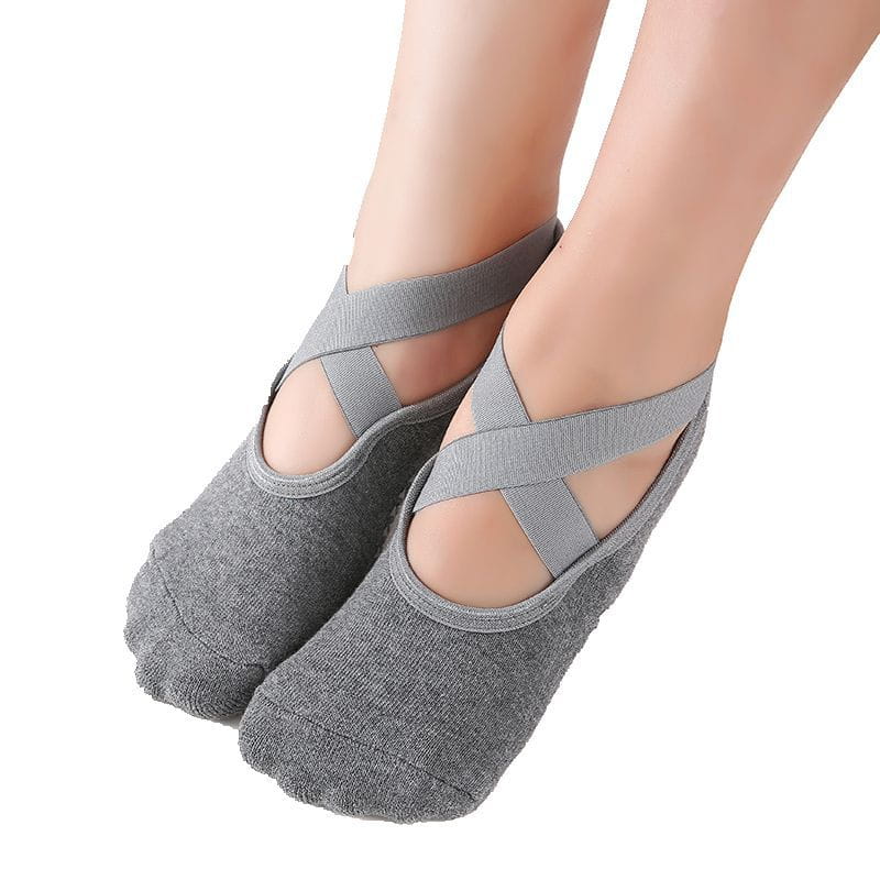 CROSS BELT NON SLIP YOGA SOCKS FOR WOMEN