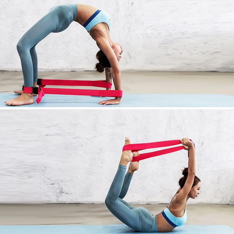 PREMIUM STRETCH STRAP FOR YOGA PILATES & FLEXIBILITY