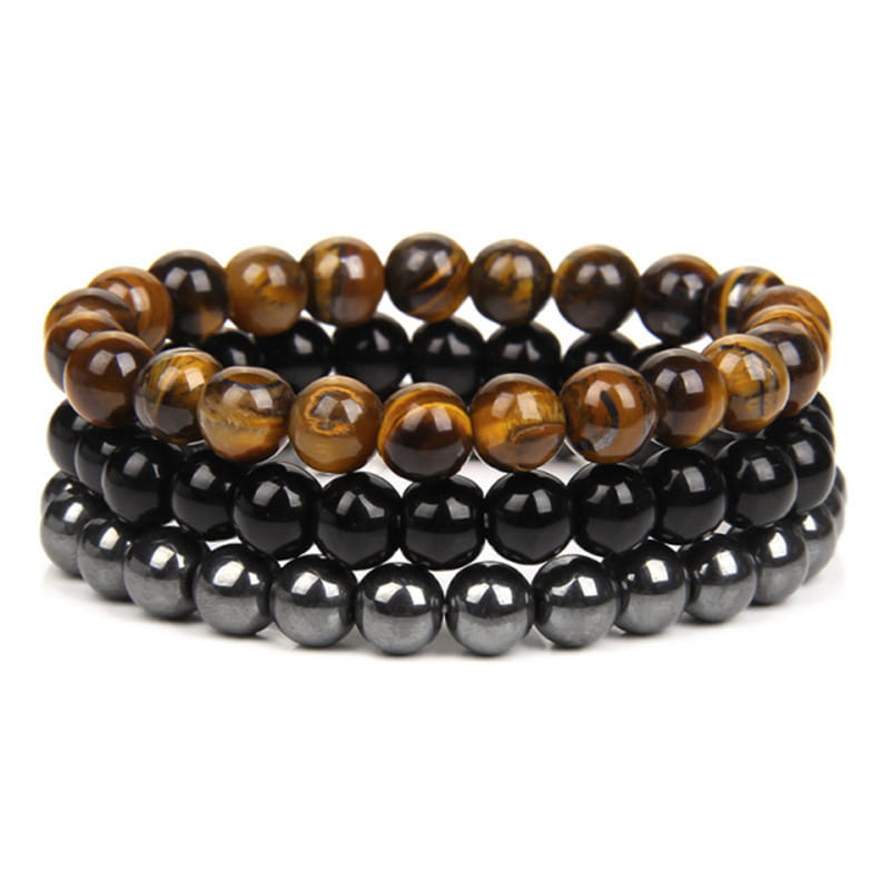 FASHION YOGA BEAD BRACELETS STACKABLE SET FOR WOMEN