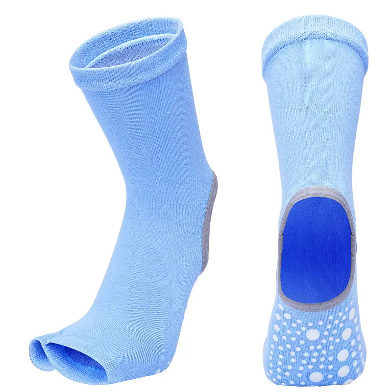 SPLIT TOE JACQUARD YOGA SOCKS FOR WOMEN