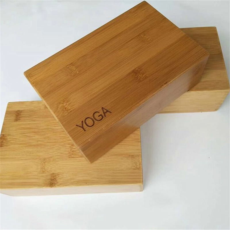 PREMIUM BAMBOO & CORK YOGA BLOCK FOR BALANCE & STABILITY