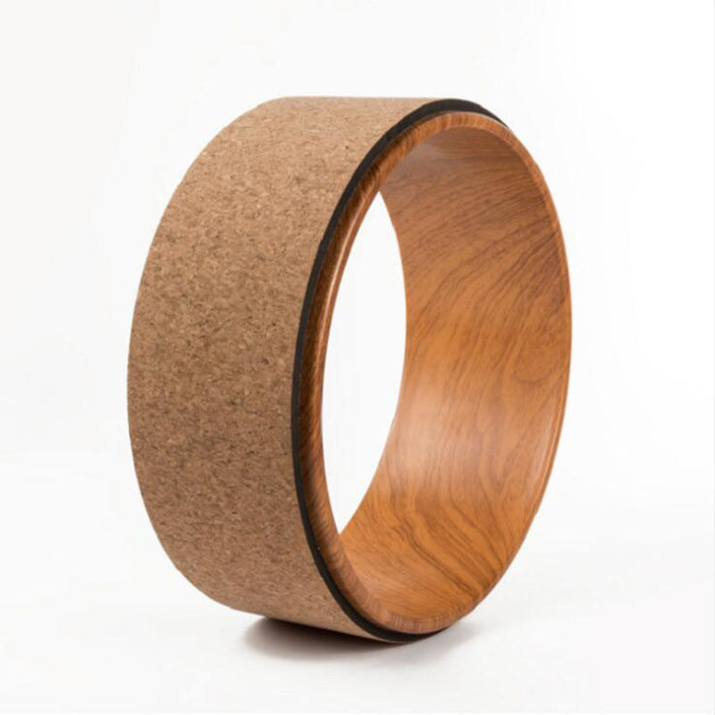 PREMIUM CORK YOGA WHEEL FOR STRETCHING & BALANCE