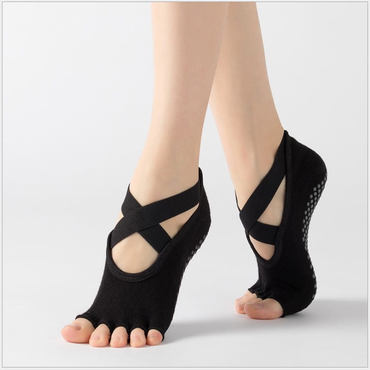 FIVE FINGER BREATHABLE ANTI SLIP YOGA SOCKS FOR WOMEN