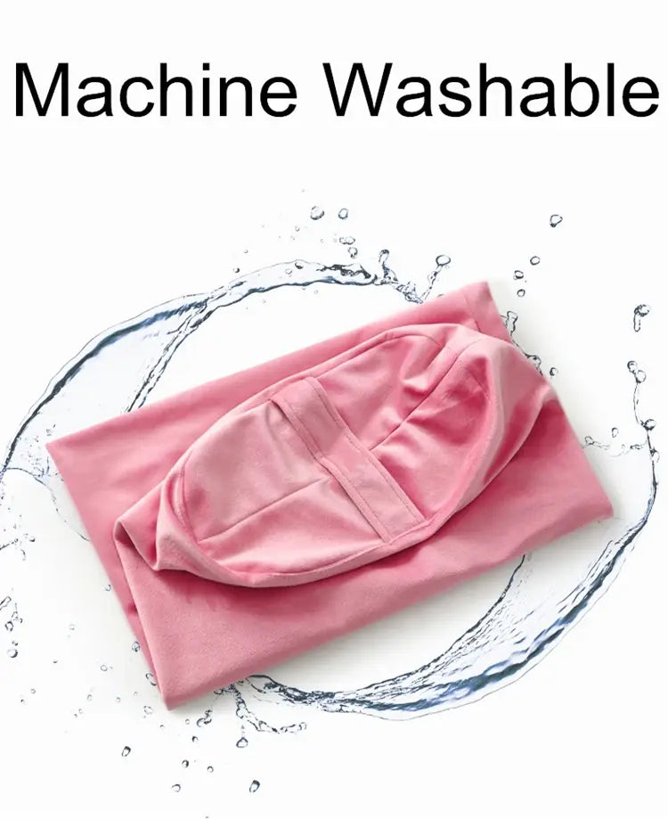 LUXURIOUS YOGA BOLSTER PILLOW WITH ECO-SUEDE COVER