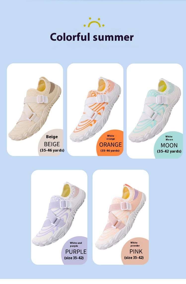 Outdoor Yoga Shoes With Breathable Mesh And Grip Sole