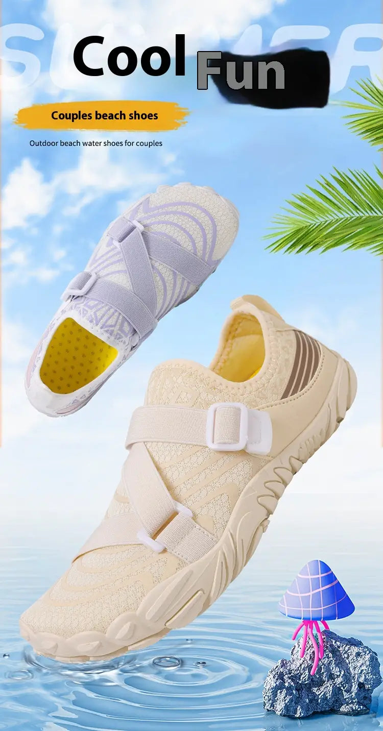 Outdoor Yoga Shoes With Breathable Mesh And Grip Sole