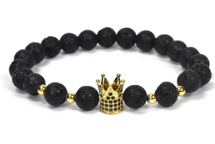 NATURAL STONE OWL BEAD BRACELET FOR SPIRITUAL ENERGY