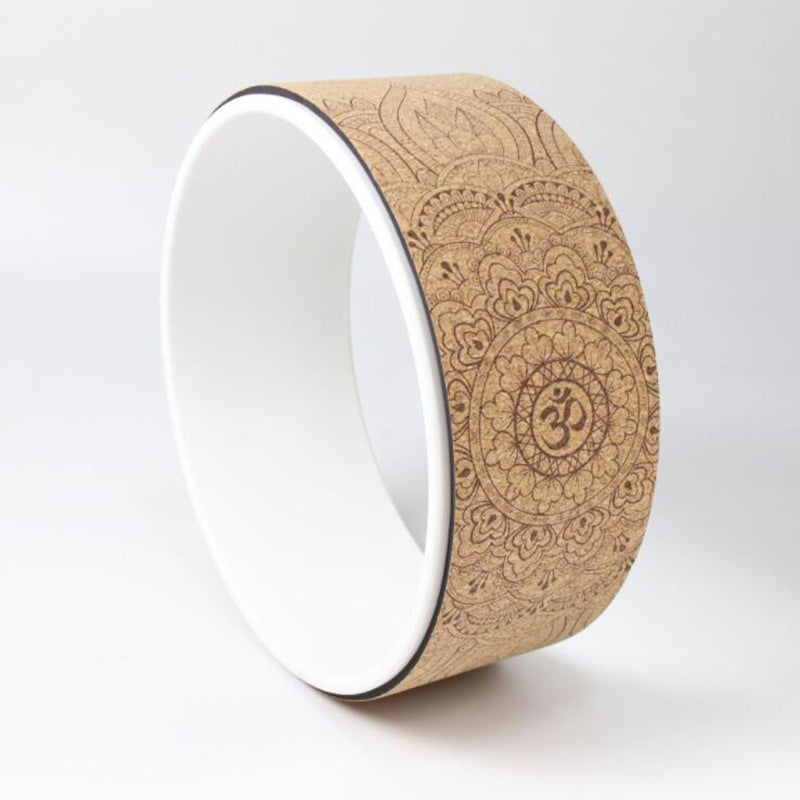 PREMIUM CORK YOGA WHEEL FOR STRETCHING & BALANCE