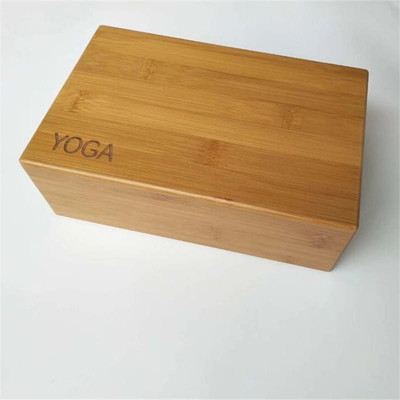 PREMIUM BAMBOO & CORK YOGA BLOCK FOR BALANCE & STABILITY