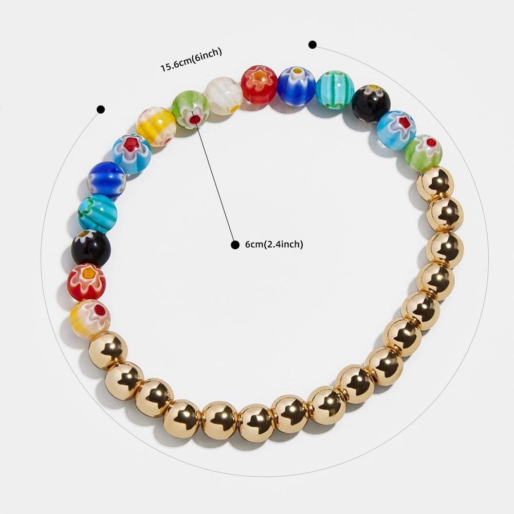 COLORFUL CHAKRA ENERGY BEAD BRACELET FOR WOMEN