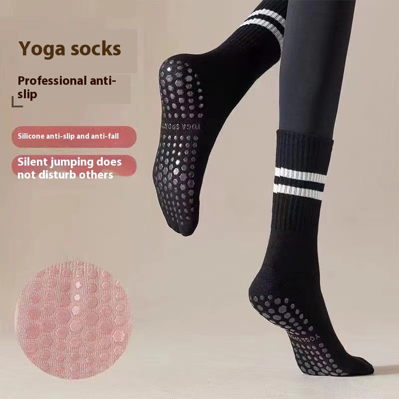 ANTI SLIP YOGA SOCKS WITH MID-CALF DESIGN