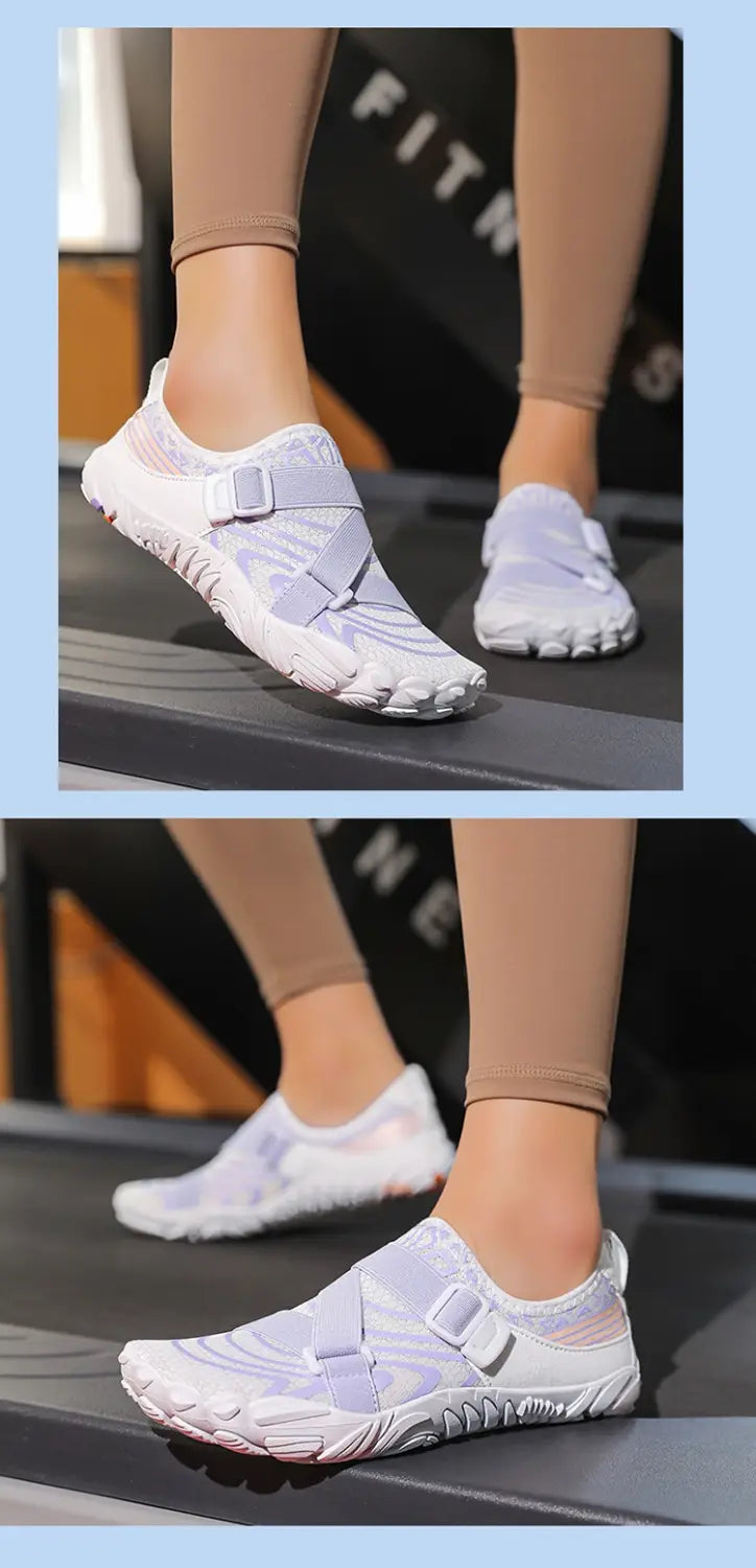 Outdoor Yoga Shoes With Breathable Mesh And Grip Sole