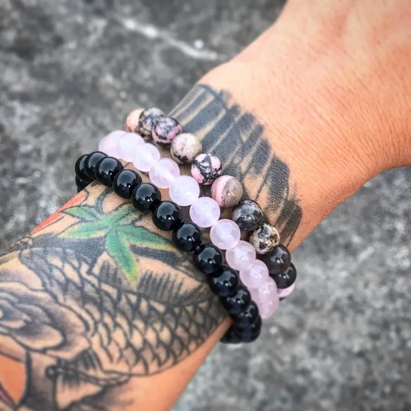 FASHION YOGA BEAD BRACELETS STACKABLE SET FOR WOMEN