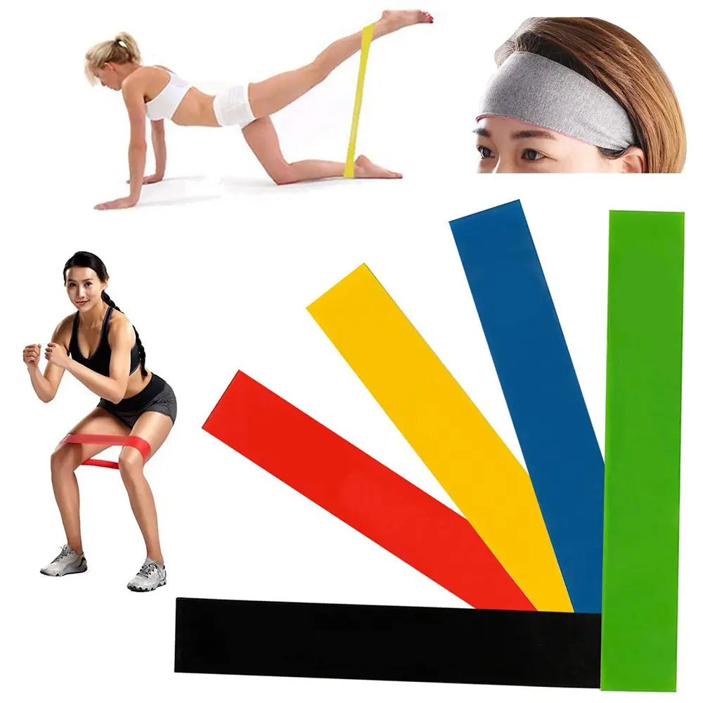 Five Level Resistance Band Set For All Fitness Levels