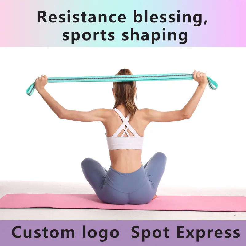 Fabric Resistance Band Set For Yoga And Toning