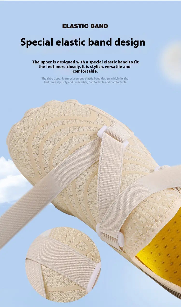 Outdoor Yoga Shoes With Breathable Mesh And Grip Sole