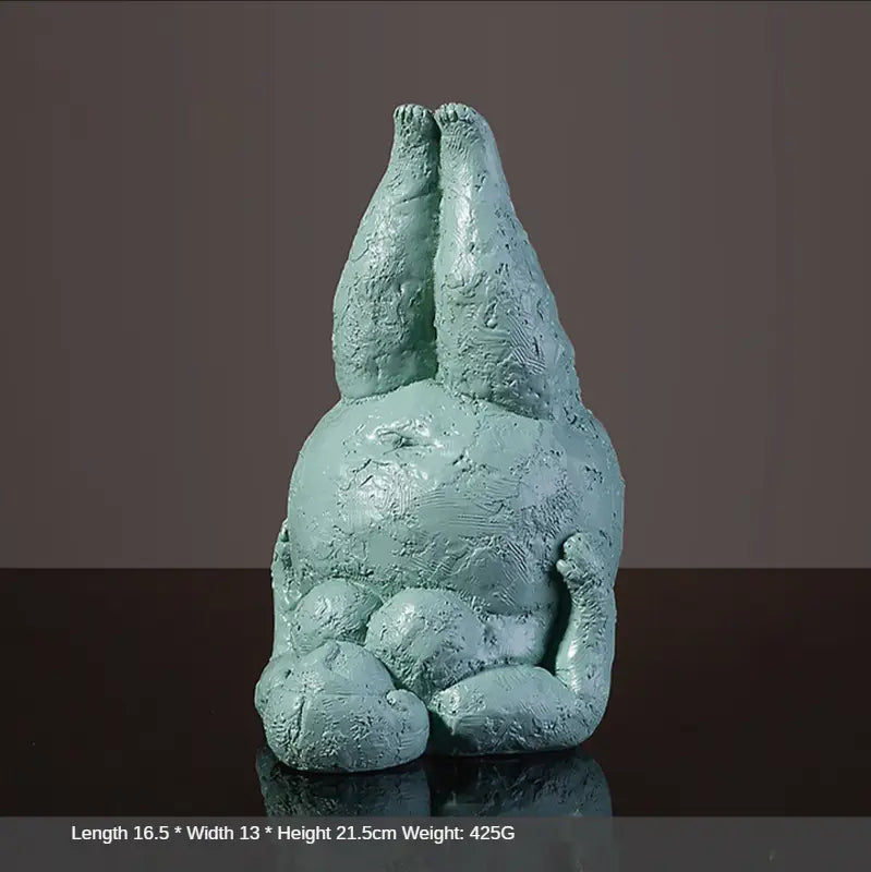 Whimsical Curvy Resin Yoga Statue For Home Decor