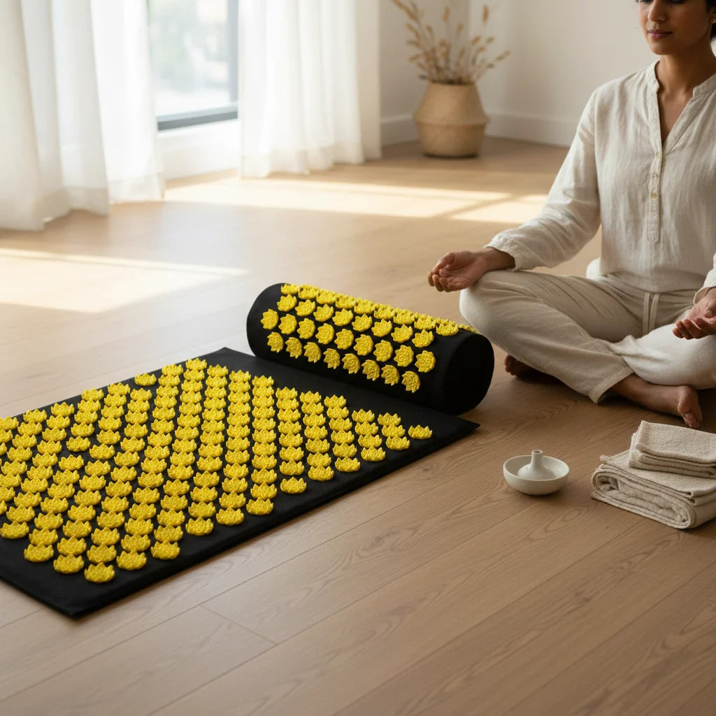 Accupressure Mat And Pillow Combo For Daily Wellness