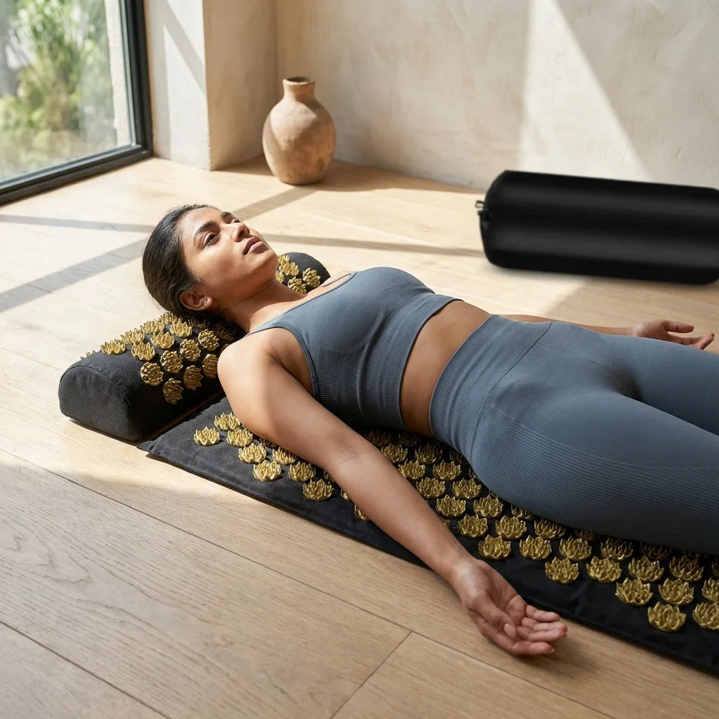 Accupressure Mat And Pillow Combo For Daily Wellness