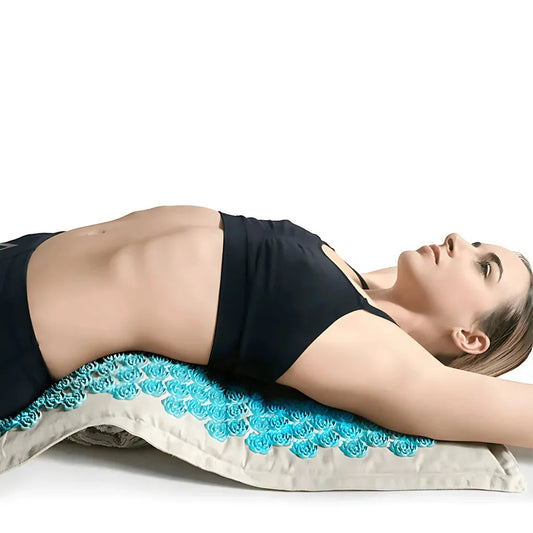 Acupressure Mat And Pillow Set For Full-Body Relief