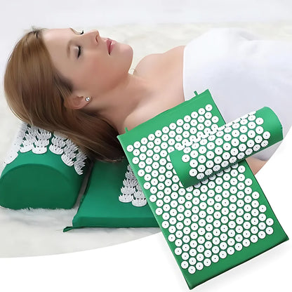 Acupressure Yoga Mat Set For Stress Relief And Recovery