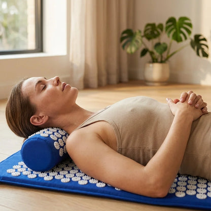 Acupressure Yoga Mat Set For Stress Relief And Recovery