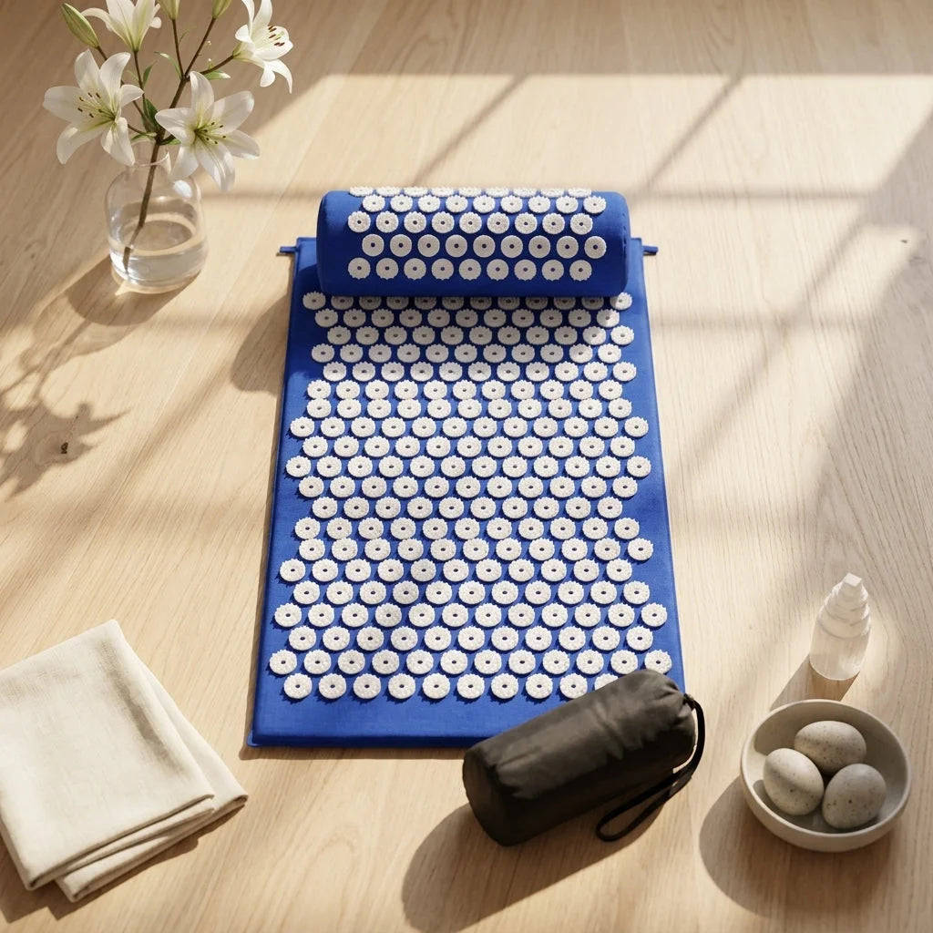Acupressure Yoga Mat Set For Stress Relief And Recovery