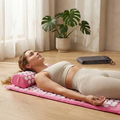 Acupressure Yoga Mat Set For Stress Relief And Recovery