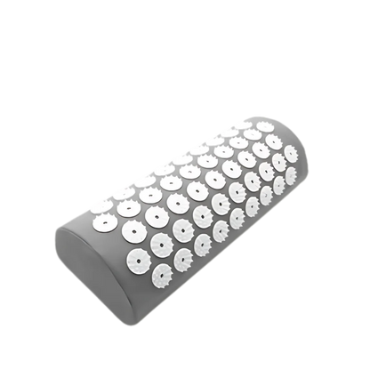 Acupressure Yoga Mat Set For Stress Relief And Recovery - Single Pillow Grey
