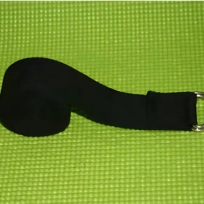 Adjustable Cotton Stretch Out Strap For Flexibility - Black
