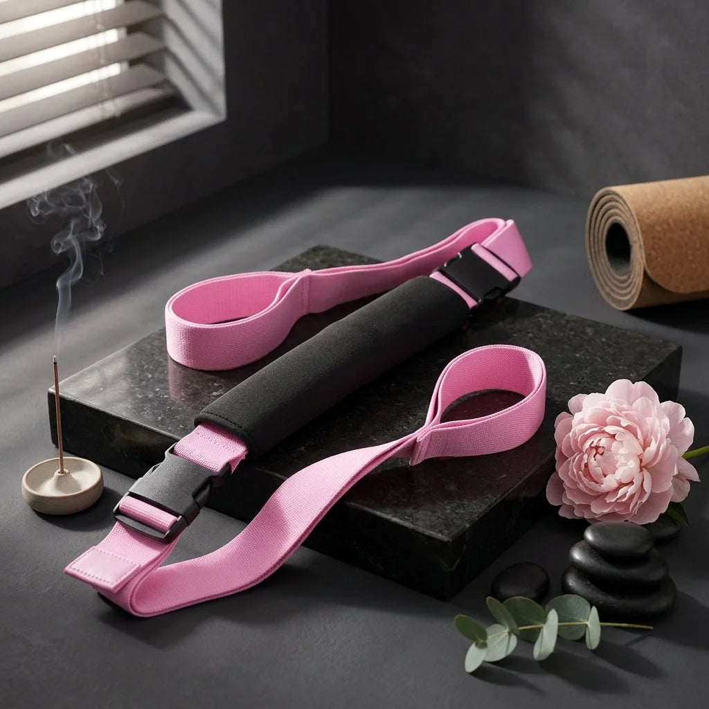 Adjustable Yoga Stretch Strap For Flexibility Training
