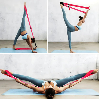 Adjustable Yoga Stretch Strap For Flexibility Training