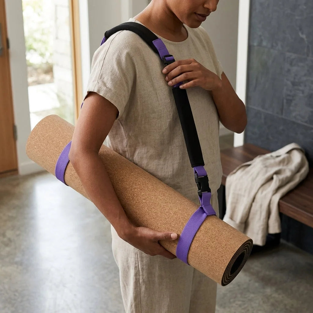 Adjustable Yoga Stretch Strap For Flexibility Training