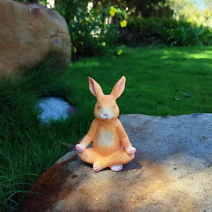 Animal-Inspired Yoga Statues For Garden Decor