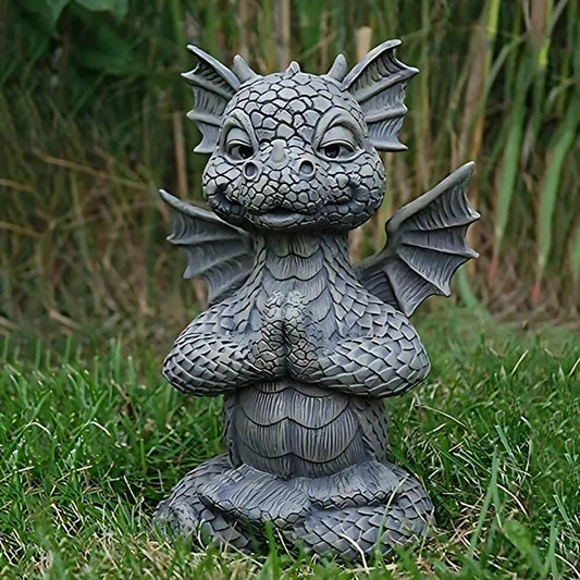 Animal Pose Resin Statue Yoga Accent For Home Or Garden
