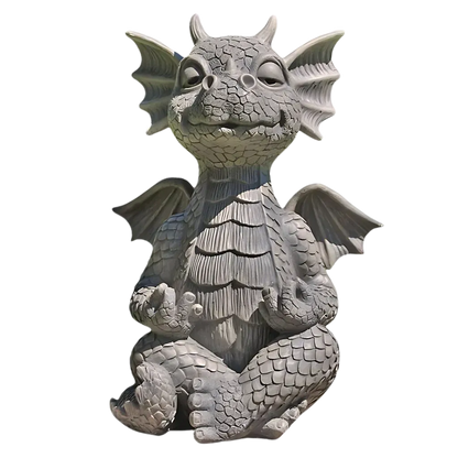 Animal Pose Resin Statue Yoga Accent For Home Or Garden - C
