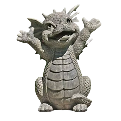 Animal Pose Resin Statue Yoga Accent For Home Or Garden - D