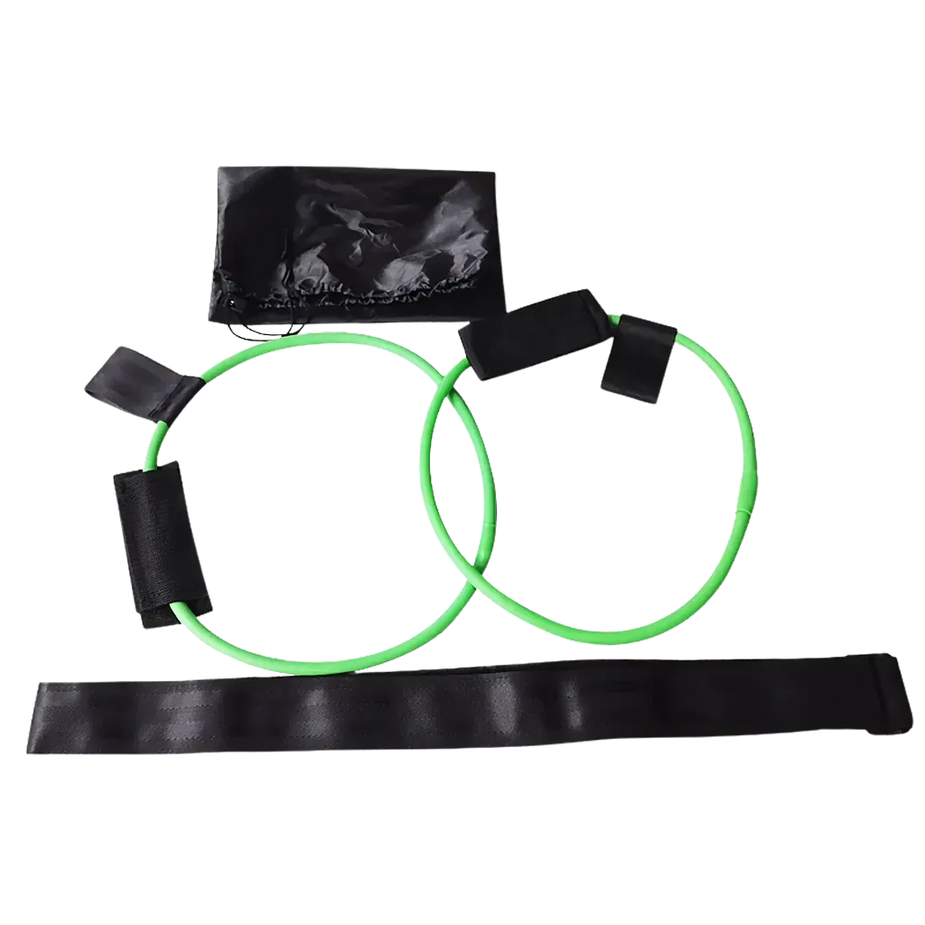 Ankle Resistance Bands With Foot Pedal Design - 30 lb