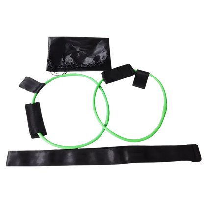 Ankle Resistance Bands With Foot Pedal Design - 30 lb