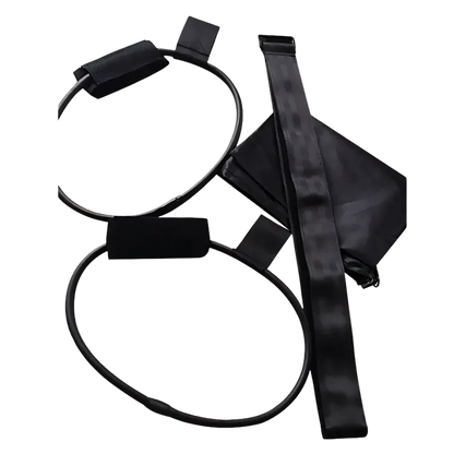 Ankle Resistance Bands With Foot Pedal Design - 35 lb