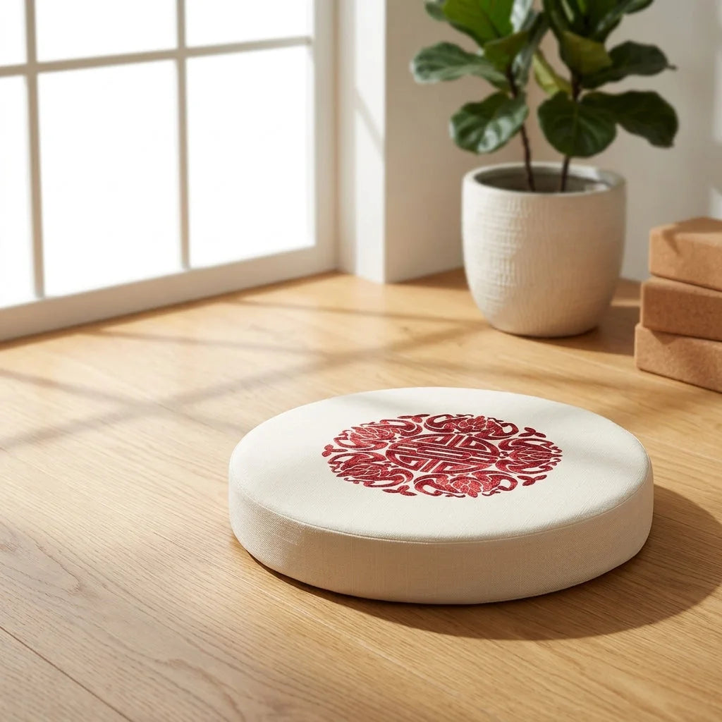 Artisan Floor Pouf Cushion For Calm & Comfort