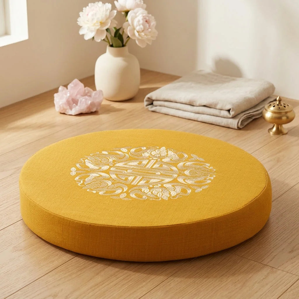 Artisan Floor Pouf Cushion For Calm & Comfort