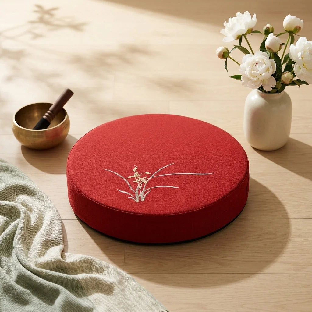 Artisan Floor Pouf Cushion For Calm & Comfort