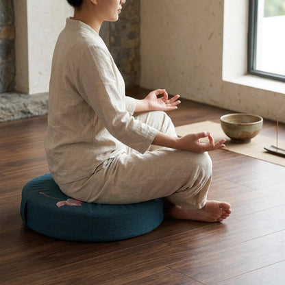 Artisan Floor Pouf Cushion For Calm & Comfort