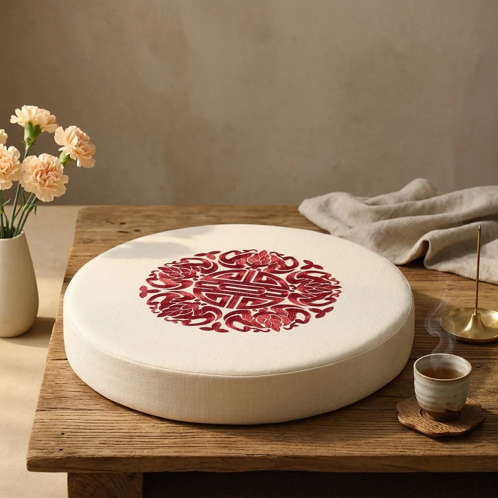 Artisan Floor Pouf Cushion For Calm & Comfort