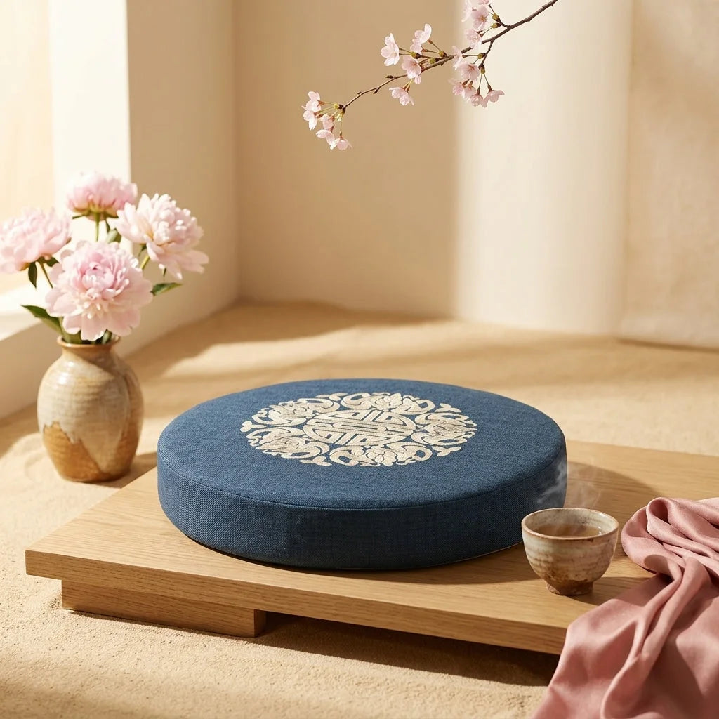 Artisan Floor Pouf Cushion For Calm & Comfort