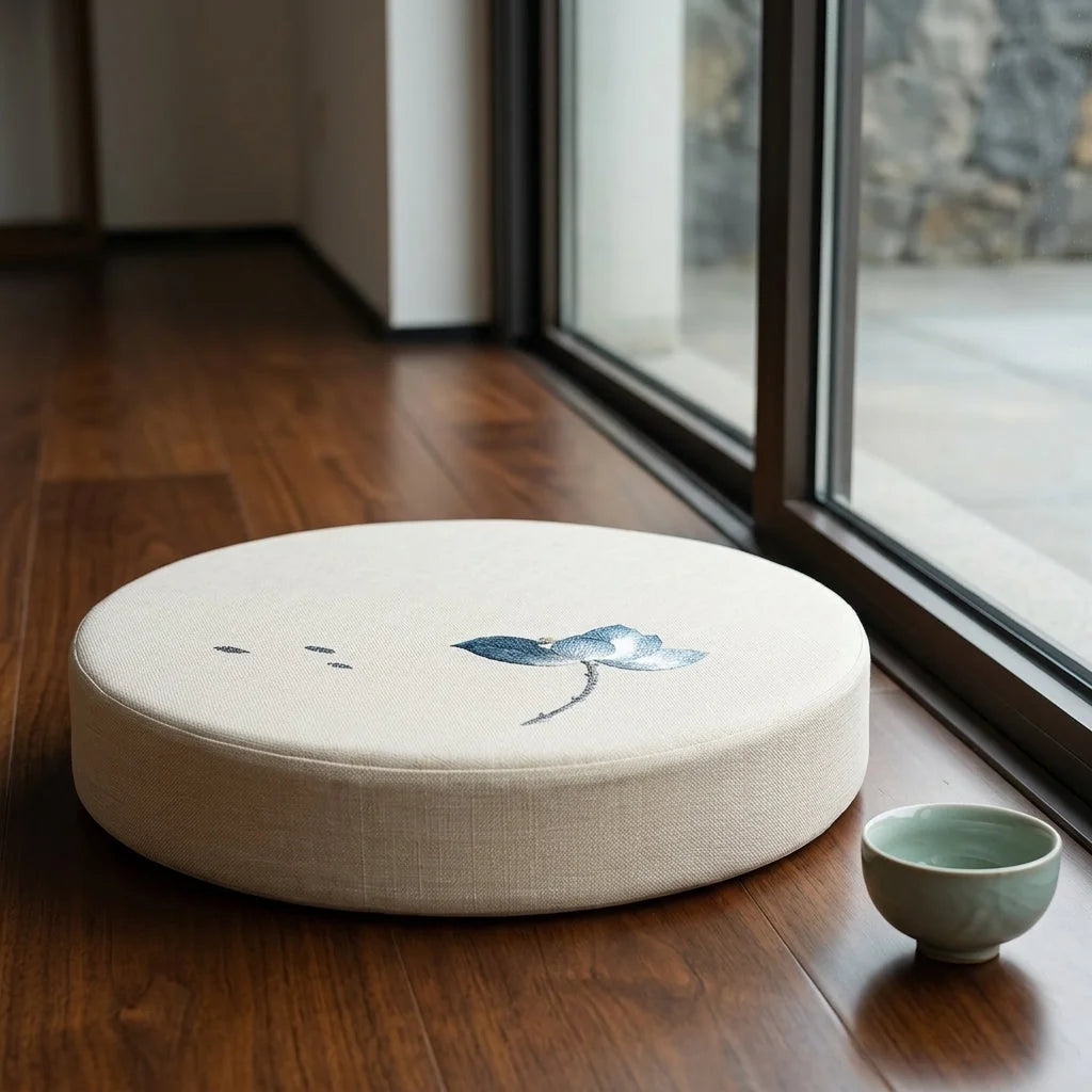 Artisan Floor Pouf Cushion For Calm & Comfort