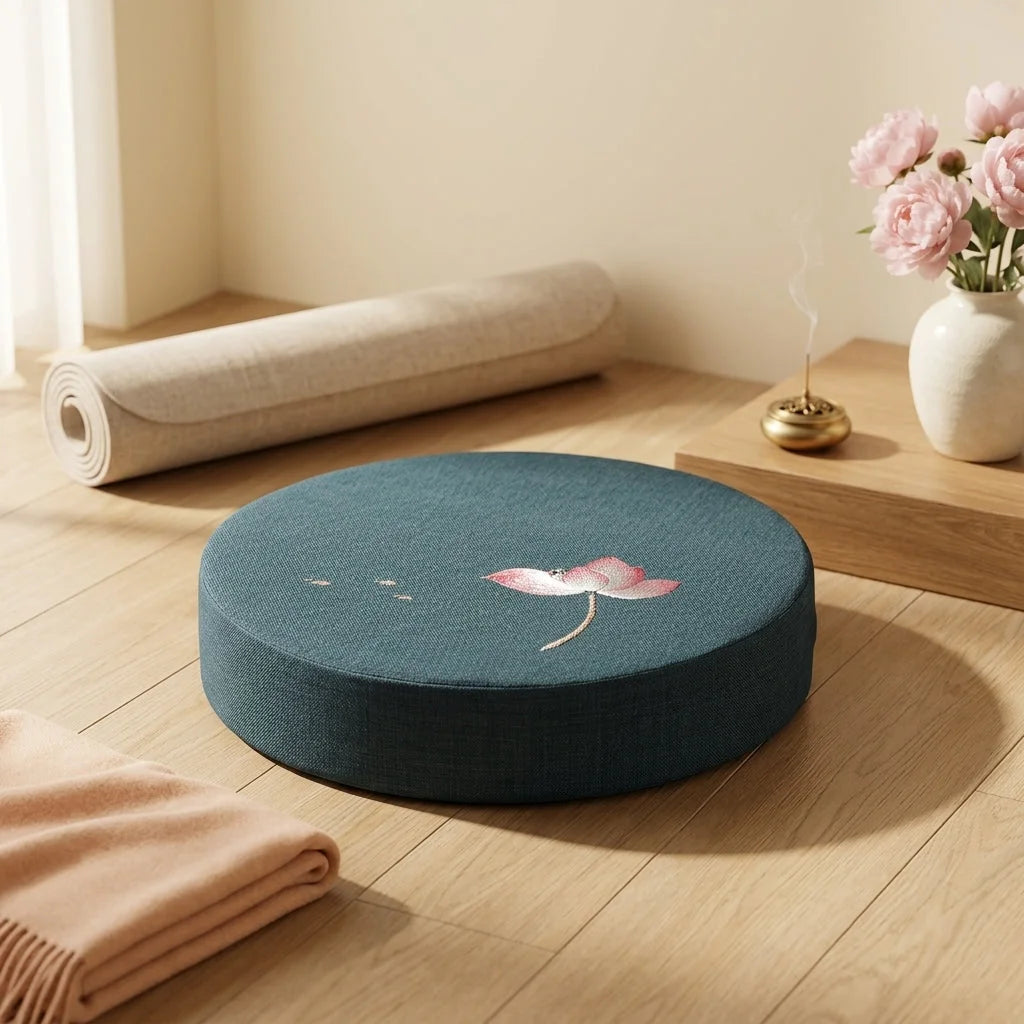 Artisan Floor Pouf Cushion For Calm & Comfort